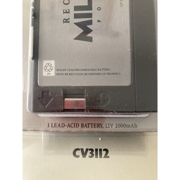 Millennium Rechargeable Camcorder Battery 12V - Picture 3 of 5